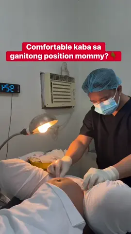 mom trying to find a comfortable position for delivery #philippines #melahirkan #bumil #pregnancy #birth 