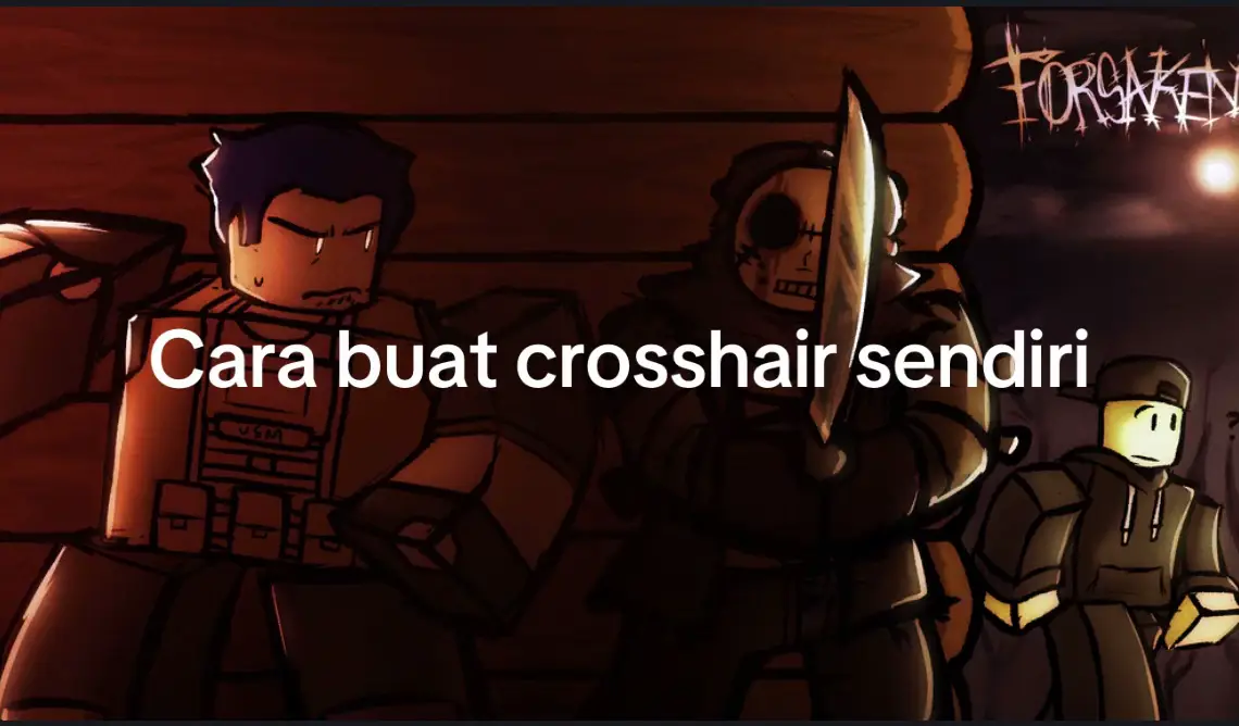 Cara buat crosshair forsaken #forsaken #gasukaskip📵 #fyppppppppppppppppppppppp #crosshair #tutorial