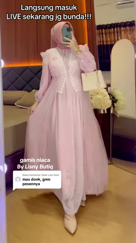 Membalas @Sabe Lam Hate Mashallah mewah bgt😍😍 Langsung masuk live sekarang jg bunda , jgn sampai kehabisan lg!! #fyp #fypシ゚ #gamisniaca #gamismewah #gamiskekinian #gamisterbaru #gamispesta #gamiskondangan #gamislebaran #gamislebaran2026 #dress #belilokal #wibgajian 