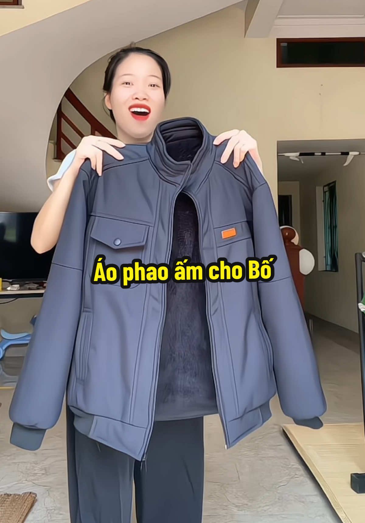 Áo phao ấm cho bố mặc mùa đông đi làm sáng sớm, đêm muộn rất ổn #dotrungnien #aokhoacchobo #aokhoacchobotrungnien #quatangbo 