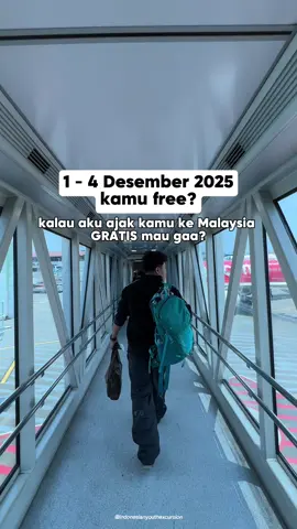 DIBUKA PENDAFTARAN !!! PROGRAM  FULLY FUNDED INDONESIA YOUTH EXCURSION NETWORK 2025 CHAPTER KUALA LUMPUR, MALAYSIA BATCH #19 Indonesian Youth Excursion Network (IYEN) mengajak para pemuda-pemudi yang ingin melakukan ekspedisi penuh inovasi untuk meningkatkan kapasitas dan kapabilitas diri dalam hal Leadership, Public Speaking, Critical Thinking dan Problem Solving sebagai upaya aktualisasi dari ilmu peserta yang nantinya akan bermanfaat untuk masyarakat. Kegiatan ini akan dilaksanakan di Kuala Lumpur, Malaysia pada 1-4 Desember 2025 AGENDA PROGRAM:  1. IYEN Youth Project Presentation 2. University Visit and Orientation : University Malaya dan IIUM 3. Company Visit  and Orientation 4. Negeri Jiran Exploration and City Tour 5. Cultural Show Malaysia 6. Networking Session 7. Awarding For Delegates 8. Menulis Buku Ber-ISBN FASILITAS PESERTA : ✅ Tiket Transportasi Pesawat Indonesia  CGK- Malaysia (PP) ✅ Fasilitas Kabin Pesawat Dengan Kapasitas 7 KG  ✅ Passport Program  ✅ Program IYEN 4 Hari 3 Malam ✅ Akomodasi Hotel (Satu Kamar Max. 2 Delegasi) ✅ Makan Halal 3X Sehari Selama  ✅ Private Bus & Transportasi Lokal Selama di Malaysia ✅ Official Merchandise dan Atribut Kegiatan  ✅ Perizinan Kegiatan & Online Coaching  ✅ Sertifikat Internasional IYEN [Terbuka untuk umum] Silahkan akses Link Pendaftaran, Buku Panduan, Twibbon dan Poster : linktr.ee/iyenprogram atau klik bio ig @indonesianyouthexcursion  Admin Whatsapp : 0821-3666-3477 Pendaftaran 🤚 Gelombang 1 : 20-27 September 2025 Gelombang 2 : 28 September - 3 Oktober 2025 Gelombang 3 : 4-10 Oktober 2025 Daftar di : linktr.ee/iyenprogram Indonesian Youth Excursion Network 📍Yogyakarta, Indonesia 📧 Email : indonesianyouthexcoursion@gmail.com 🎥 Tiktok : @indonesianyouthexcursion 📷 IG : @indonesianyouthexcursion 💬 : 0821-3666-3477