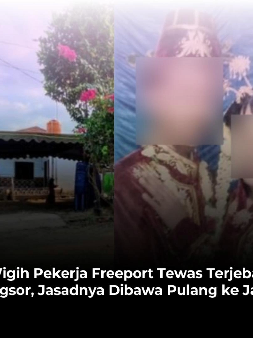 Wigih Pekerja Freeport Tewas Terjebak Longsor, Jasadnya Dibawa Pulang ke Jatim Jasad Wigih Hartono, salah satu dari tujuh korban longsor PT Freeport Indonesia (PTFI) bakal dimakamkan di Desa Nambak, Kecamatan Bungkal, Kabupaten Ponorogo, Jatim. #Wigih #Pekerja #Freeport #Longsor #Jatim #Fyp