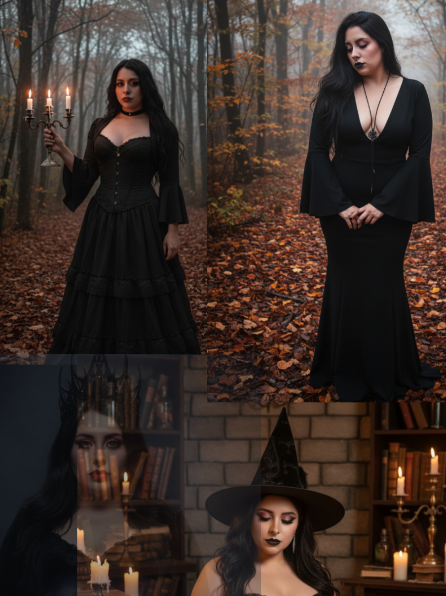 Las fotos góticas que siempre soñé 😍 gracias gemini por existir 🖤🖤🖤🖤#geminiaii #fotosgemini #gothicstyle 