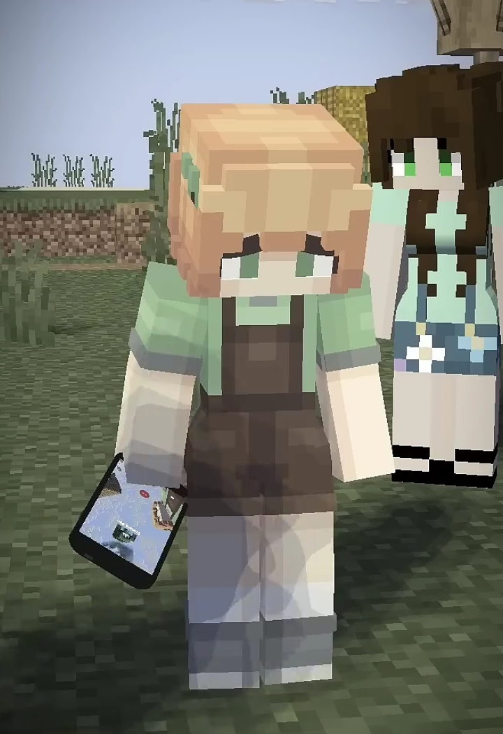 Alex i m Sad love my Zombie Girl friend - minecraft animation #Minecraft #minecraftanimation #alexsigiar #monsterschool #shorts 
