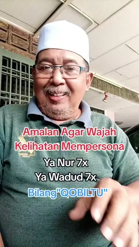 Amalan agar wajah Kelihatan mempersona#fypシ #fypシ゚ #fyp #fypdonggggggg 