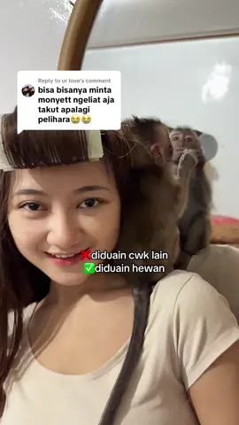 Replying to @ur love dasar monyet 🐒🐒 #yogiajeng #couplegoals #relationshipgoals #couplecomedy 