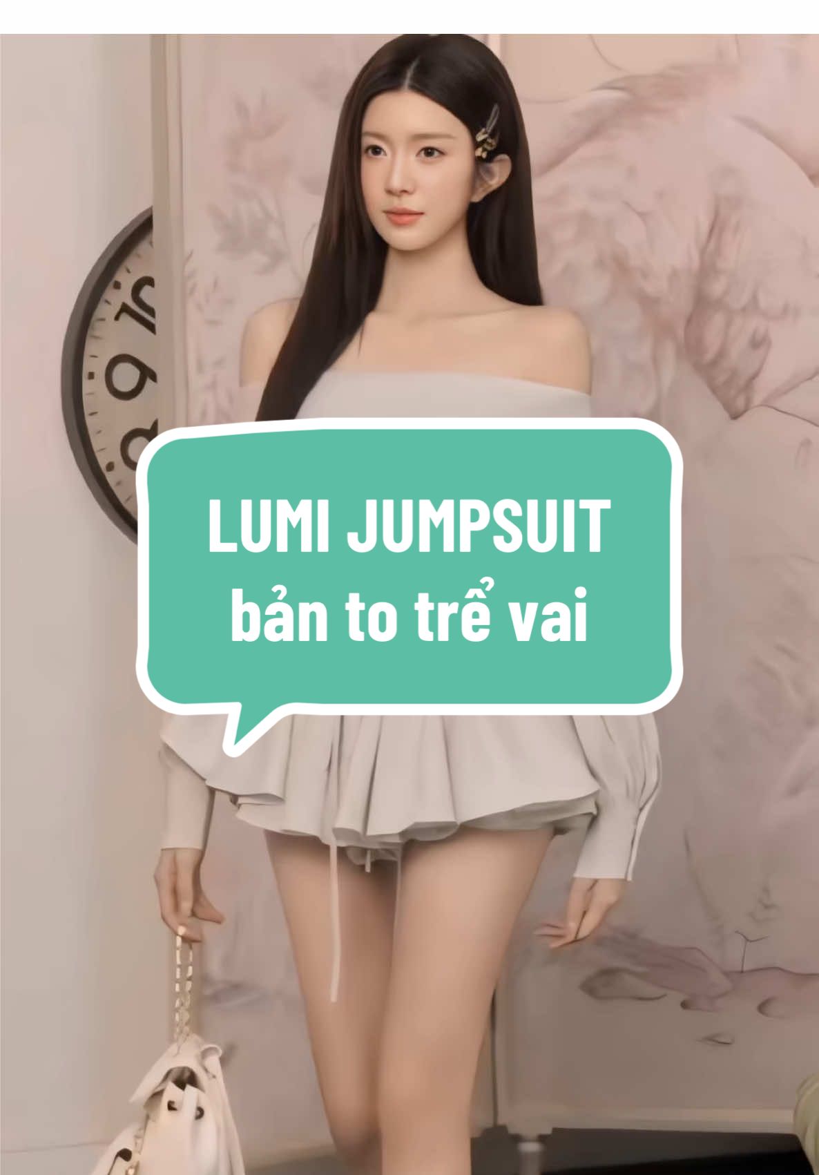 HESTIA OFFICIAL-LUMI JUMPSUIT bản to trể vai #Hestia #thoitrangnu #jumpsuit #jump #jumptrevai 