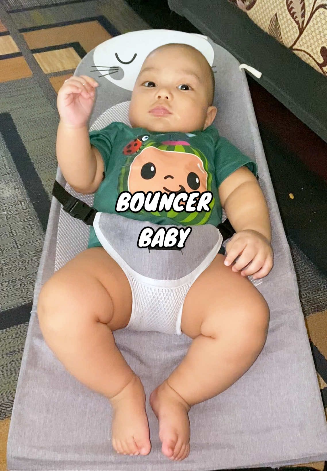 #babybouncer #bouncerbaby #kerusigoyang #rockerchallenge 