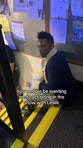 Just don’t get greedy y’all lol @Leslie Odom Jr. @Hamilton #hamiltonmusical #broadway #actor #musicaltheatre 