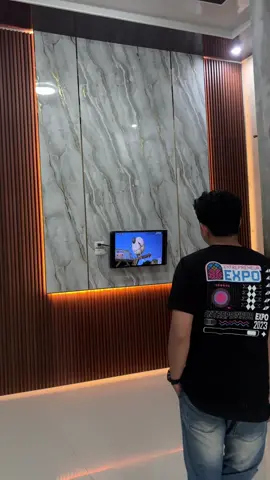 Bkdrop tv @Qoristore Interior 
