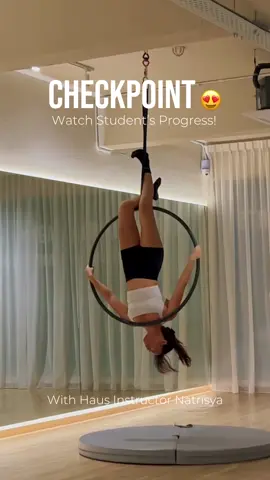 Progress looks good on you 😙👏 #aerialhoop #Fitness #pilates #kualalumpur 