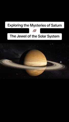 Exploring the Mysteries of Saturn 🪐 | The Jewel of the Solar System Hashtags: #saturn   #Astronomy  #stargazing   #nightsky   #space  @NASA🌍  @SATURN🪐 