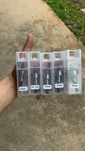 ดอกสว่านเจาะเหล็ก/อลูมิเนียม (ชุด 5 ชิ้น HSS ขนาด 16-30 มม.)#ดอกโฮลซอ #ดอกสว่านเจาะเหล็ก โปรโมชั่นลด 20% 