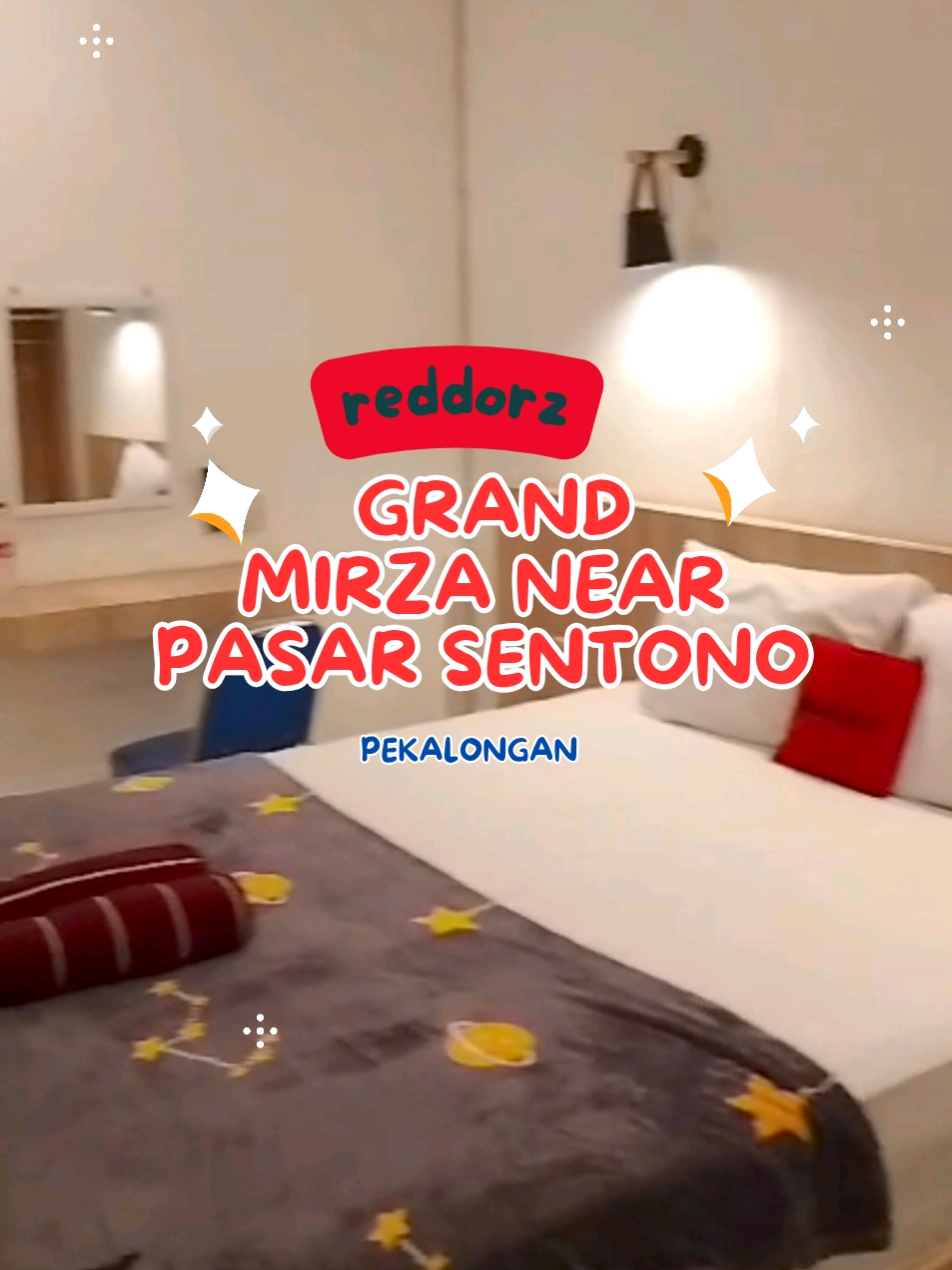 Staycation nyaman di RedDoorz Grand Mirza near Pasar Setono Pekalongan ✨ Lokasi strategis, kamar bersih, fasilitas lengkap, dan harga ramah di kantong! 🌟 Booking sekarang lebih mudah lewat aplikasi RedDoorz 📲 Jangan lupa gunakan kode promo YUKNGINEP biar makin hemat 💸 Yuk, siapin liburan seru bareng RedDoorz ❤️ #REDTRAVELERS  #bukasemuapintu #reddoorz 