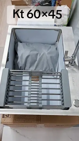 Chậu rửa bát kt 60×45 1 hố#ngadogiadung #chauruabat #chaubep #chau1ho #xuhuong 