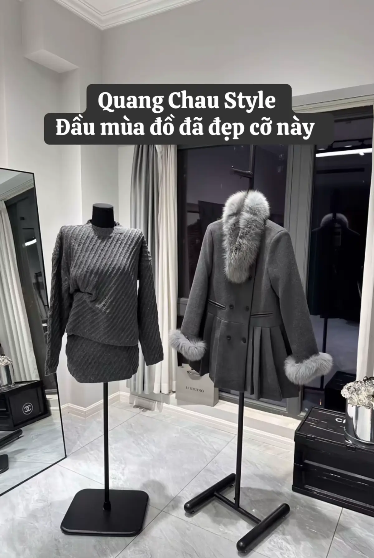 Lựa áo ấm tầm này Tết mặc là xinhh . Hàng đầu mùa rẻ mà đẹp #áosangchảnh #mangtodạ 