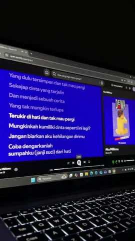“mungkinkah kumiliki cinta seperti ini lagii” #AkuMilikmu #Dewa19 #liriklagu #spotify #foryoupage