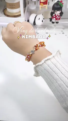 Vòng tay đá handmade Kimbada✨ #kimbada #quatangnguoiyeu #vongtayhandmade #vongtayphongthuy #xuhuong 