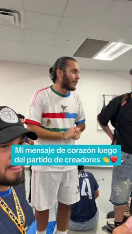 Mi emotivo mensaje de corazón tras el partido de creadores en Houston 👏❤️