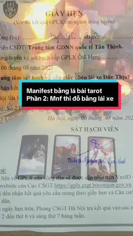 Bạn chắc chắn sẽ đỗ cả 4 phần thi: Lý thuyết - Mô phỏng - Sa hình - Đường trường trong kỳ thi sát hạch lái xe 🚗 Vũ trụ gửi đến bạn 3 lá bài: The Chariot – Strength – The Sun 🌞 👉 Hãy tin rằng bạn sẽ làm chủ tay lái, giữ vững bình tĩnh và mỉm cười khi cầm giấy hẹn trà bằng lái trên tay. 💬 Comment ngay: ‘Tôi chắc chắn sẽ đỗ kỳ thi sát hạch lái xe’ để manifest cùng vũ trụ 💫 📌 Follow mình để nhận thêm nhiều thông điệp tích cực mỗi ngày nhé #tarotbyrom 