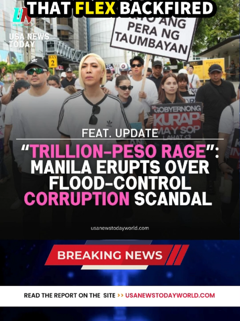 Manila Erupts: Trillion Peso Scandal Shakes the Streets 🚨💰 #Philippines #ManilaProtest #AntiCorruption #DPWH #EDSA 