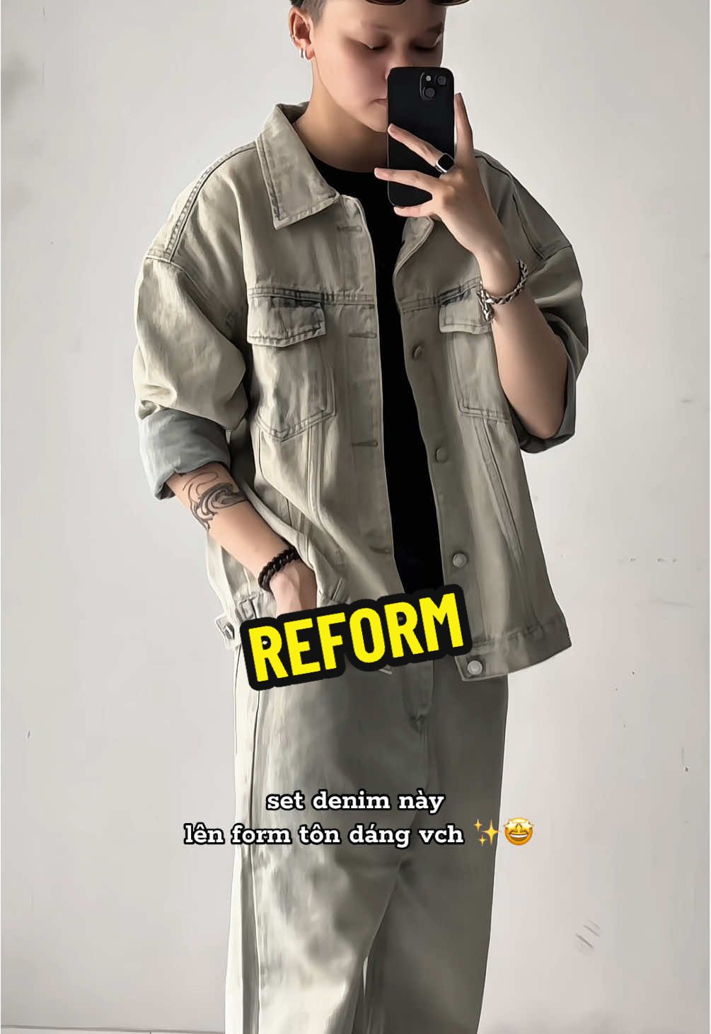 okela 🤤#reform #ngancao #fyp #style #denim 