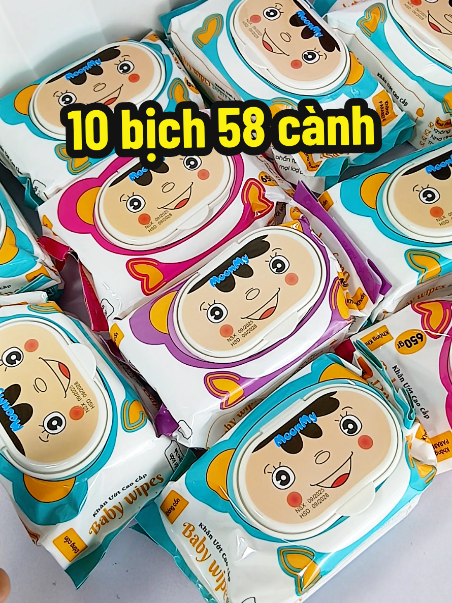 10 bịch chỉ 58k. sài cả năm ko hết #khanuot #khanuotkhongmui #khanuotvesinh #fyp #xuhuong 