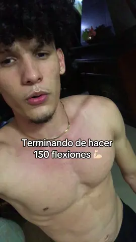 #flexiones #reto terminando las 150 flexiones de hoy 👌🏻  :) 