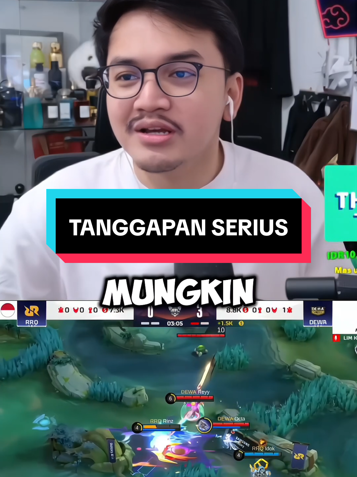 Tanggapan real serius @ade  #ayana #pakap #set1awanade  #MLBBNEXT2025 #NEXTJagoanMabar 