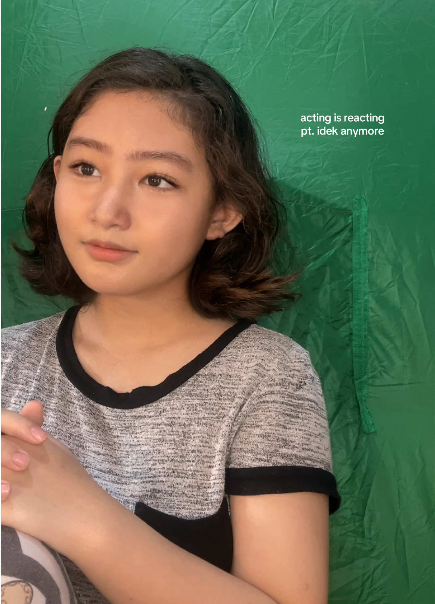 Im gonna go back to using my back camera cause this is sooo much better than my old videos #actingisreacting #tiktokacting #lipsync #backcamera 