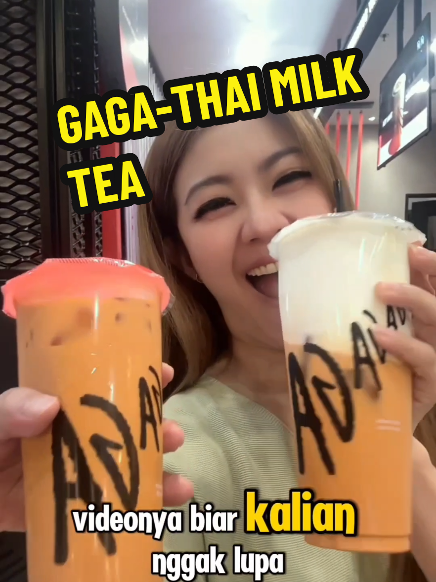 Gaga Thai milk tea ,harga terjangkau,klaim voucher di video aku yuk buruan #goacademydiningsep #gagathaitea #gagathaimilktea #meago #promoseruweekend 
