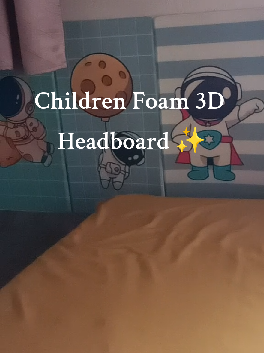 (8pcs) Children Foam 3D Headboard. Anti collision foam wallpaper Stickers for babies anti untog, bukol para safe si LO👶very cutesyy💯✨ #foamwallpaper #brickswallpaper #headboard #wallpaper  #wallpaperheadboard . 