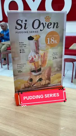 Menuuu BARUUU Lagi nihh gaessss Si Oyen😻 Gass langsung cobain Egg pudding series nya🫶 #promoseruweekend #eggwaffle #momowaffle #momoyo #promomakangajian 