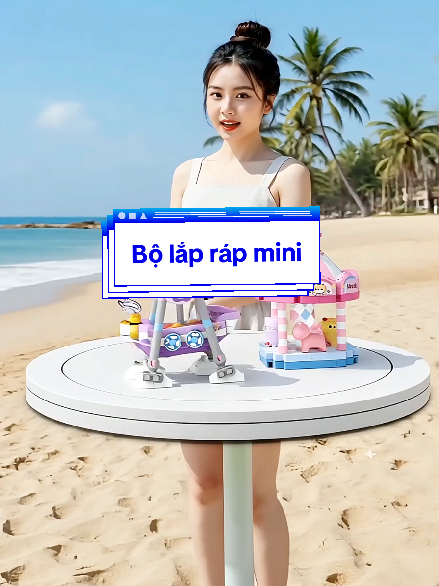 mô hình dễ thương mi nỉ.phù hợp cho cả trẻ em và người lớn yêu thích sự  khám phá tỉ mỉ #lanshop28 #xuhuong #decor #laprap 