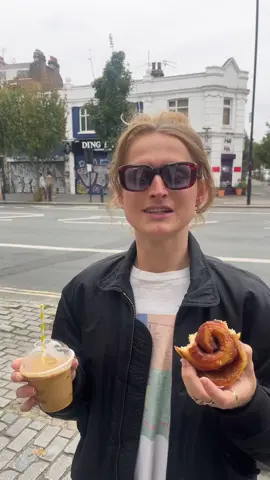 cinnamon bun in the street 