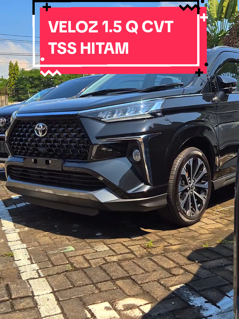 Hadir, Veloz 1.5 Q CVT TSS Hitam, DP mulai 20 jutaan area Jogja Jateng #CapCut #veloz #toyota #jogja #wedding 