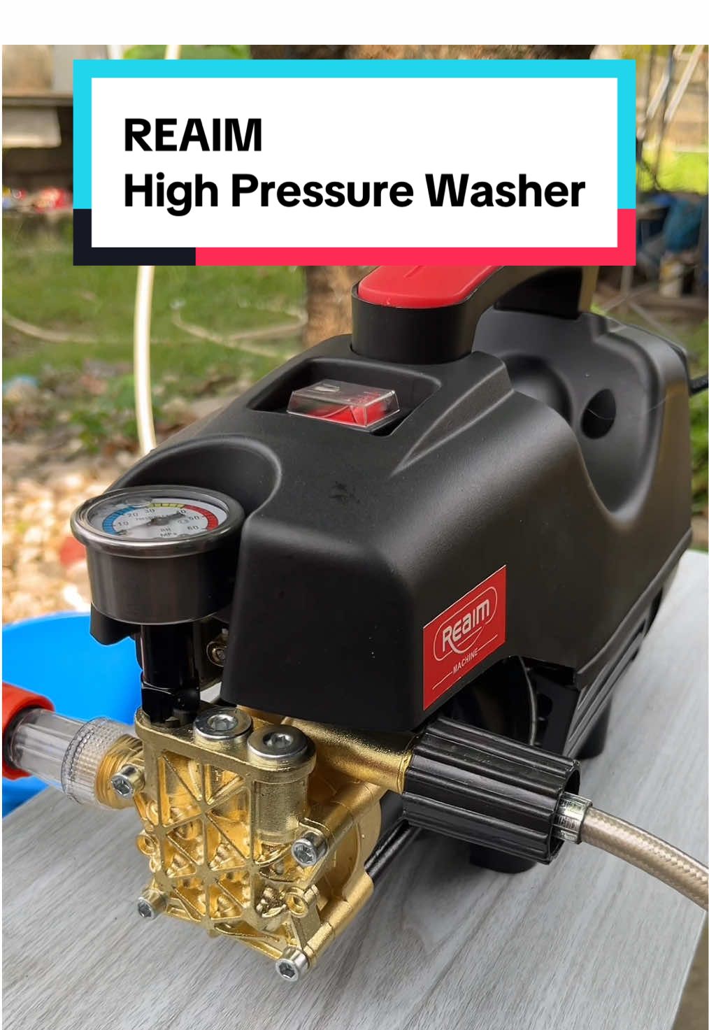 REAIM High Pressure Washer! #reaimhighpressurewasher #highpressurewasherportable #highpressurewasherheavyduty #highpressurewasher #pressurewasher 