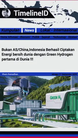 Energi Masa Depan Berhasil Dikembangkan Di Indonesia. #indonesia🇮🇩 #sumberenegribaru #fyp #trending #viral