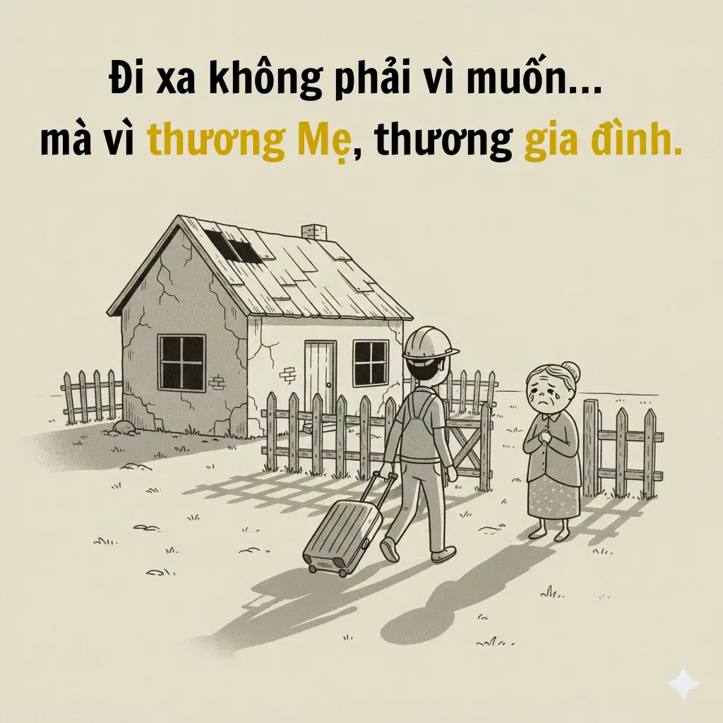 Ở nơi đất khách, cơm chẳng bao giờ ngon như bữa cơm Mẹ nấu, giấc ngủ cũng chẳng bao giờ trọn vẹn. Mỗi giọt mồ hôi rơi xuống công trường là một lần con nhớ Mẹ da diết. Con đi xa để lo cho gia đình, để Mẹ bớt khổ, nhưng trong tim chưa bao giờ nguôi nỗi nhớ. Chỉ mong một ngày được trở về, ngồi bên bếp lửa, nghe giọng Mẹ gọi như ngày xưa. 💔 #comhop #tangca #nguoivietnamtaidailoan🇻🇳🇹🇼 #xkld