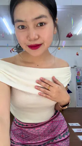 #wa traditional longyi#outfit #kyaingtongshanstate 💕💖#foryoupage #