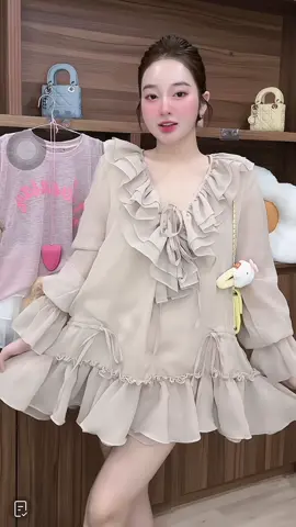 Váy tơ babydoll em về sẵn #huyenthuhoang #xhtiktok  #viral  #trending 