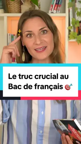 Le truc que tout le monde zappe…alors que c’est CRUCIAL 🎯au bac de français. Fais attention à ça dès le début de l’année ! #bacdefrancais #lycée #apprendresurtiktok #StudyTips 