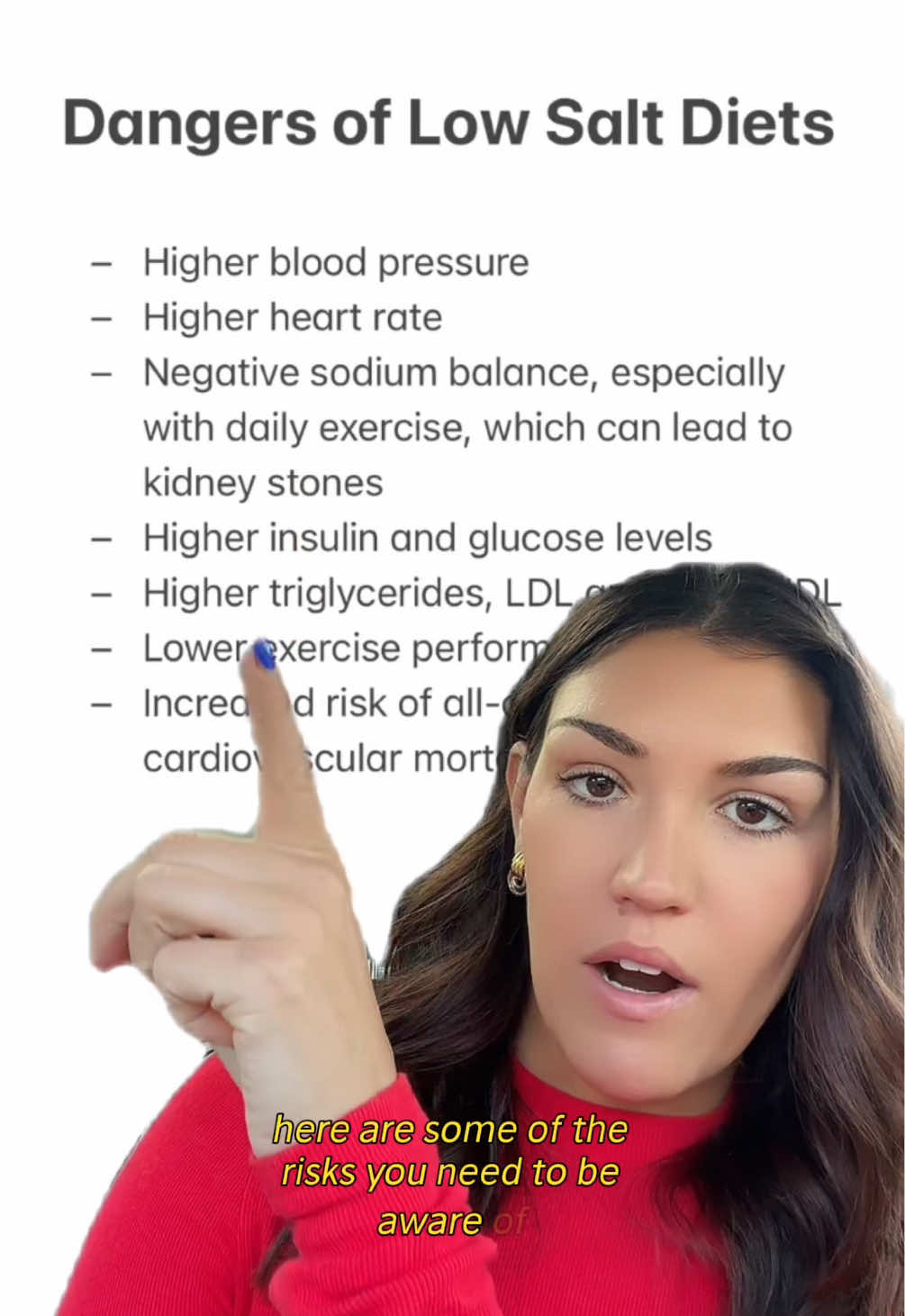 There are risks to not eating enough salt… and not many people are talking about this…