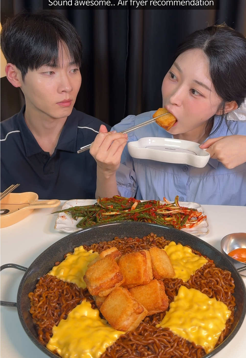 저메추❤️ 꾸덕꾸덕 치즈 짜파게티!!❤️❤️ 멘보샤에 파김치 먹방❤️❤️ ⭐️구매정보 멘보샤 : 쿠팡 오즈키친 파김치 : 쿠팡 인우 더맛나 (대박추천) #koreandrama #mukbangeatingshow #먹방 #먹방asmr #야식 