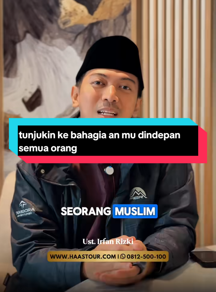 bahagia kita semua orang boleh tau tapi kesedihan mu biar kamu sendiri dan allah yg tau#assalamualaikum_🙏 #ceramahpendek #ustadzirfanrizkihaas #semogabermanfaat #muhasabahdiri😔🥀 