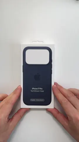 Apple FineWoven Case Review | iPhone 17 Pro  Hands-on with Apple’s new FineWoven case for the iPhone 17 Pro Blue.  Is it worth it compared to leather? Watch the details up close.   #finewoven #iphone17pro #apple #appleaccessories 