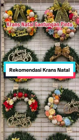 Rekomendasi Krans gantungan Pintu Natal Aksesoris Natal buat sahabat Kristiani Selamat Menyambut Perayaan Natal. Semoga Damai Natal Menyertai Kita Sekalian “Merry Christmas and Happy New Year”. #kranspintunatal #gantunganpintunatal #aksesorisnatal #kransnatalmurah #Natal2025 