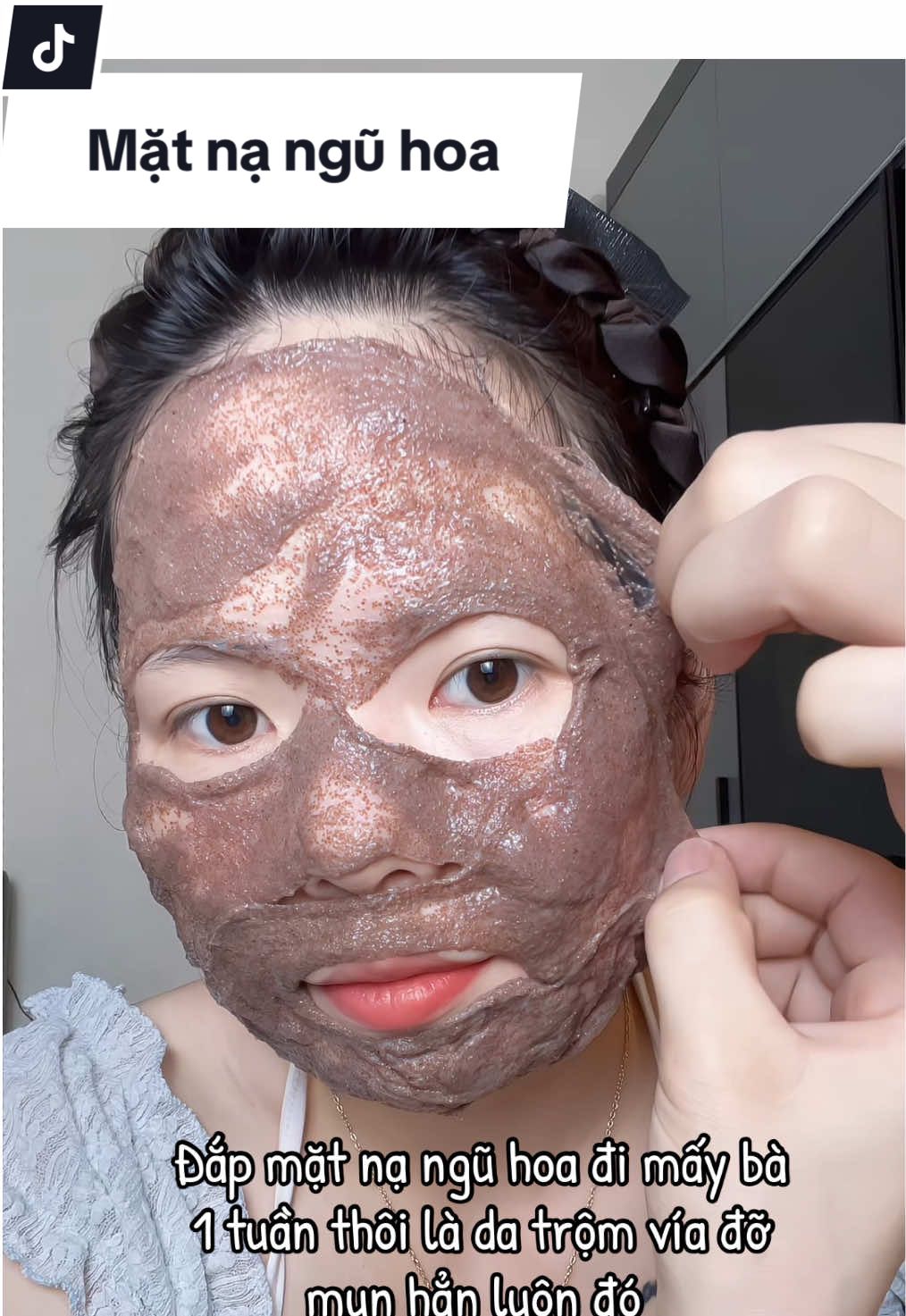 Cuối cùng thì tui cũng tìm được mặt nạ được đắp trong spa #dapmatna #matnanguhoa #matnanguhoahat 
