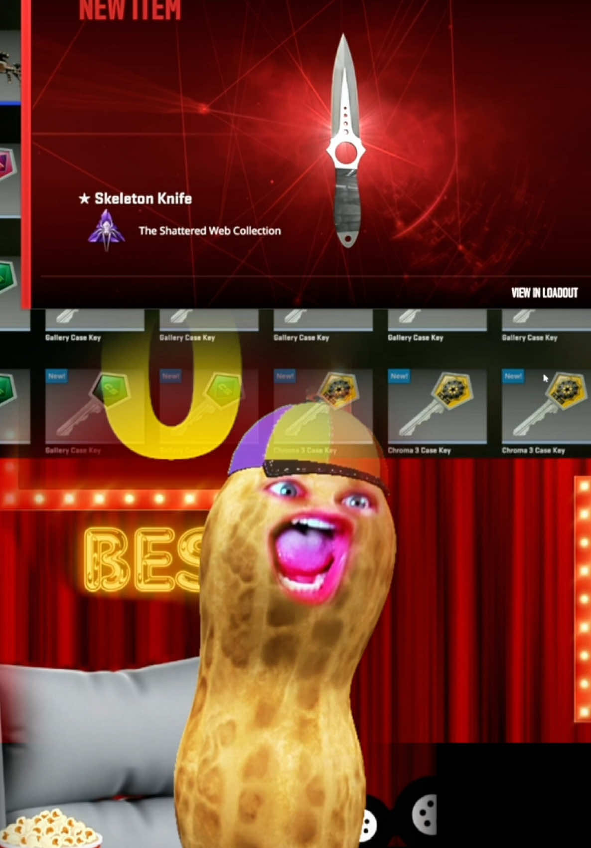 They said it couldn’t be done! #theburntpeanut #cs2skins #caseopening #cs2knife #vanilla 