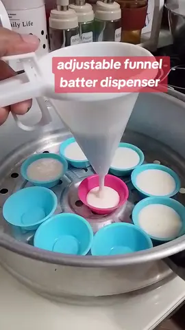 Adjustable Funnel Batter Dispenser  #funneldispenser #putodispenser #putocheese 